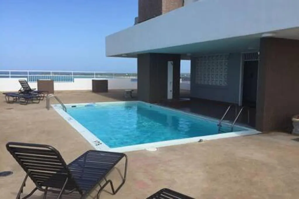Spectacular Beach Front Ph, 2 Level-3Bd-2.5 Bath Apartment San Juan Puerto Rico